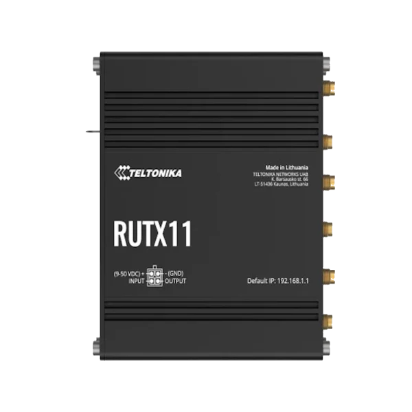 נתב סלולרי תעשייתי RUTX11 מבית TELTONIKA