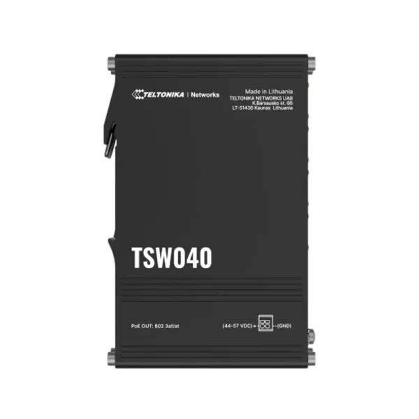 מתג תעשייתי TSW040 PoE מבית TELTONIKA