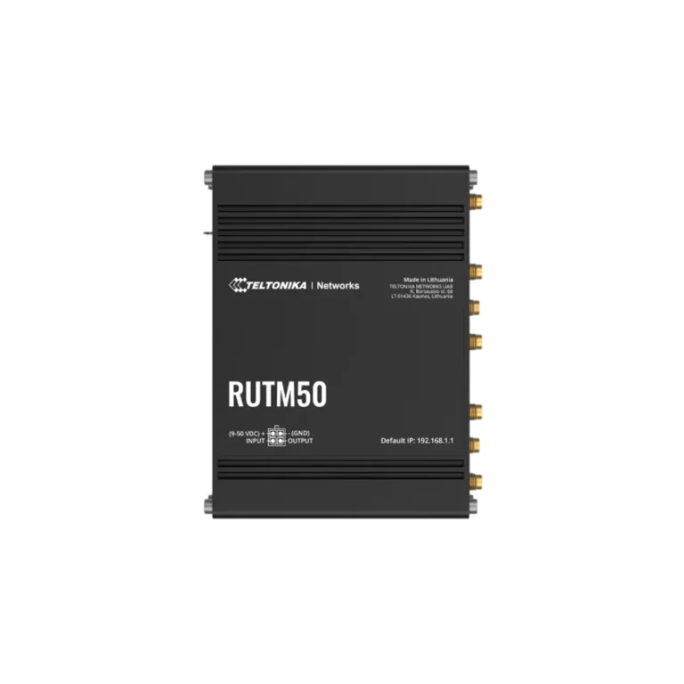 נתב סלולרי תעשייתי RUTM50 5G מבית TELTONIKA
