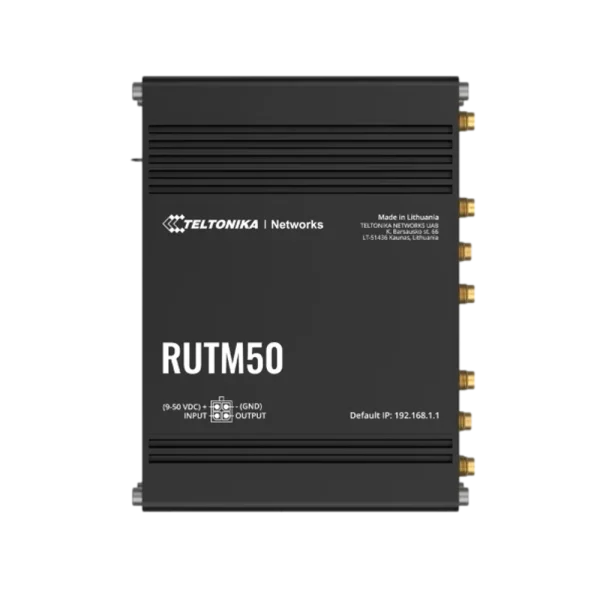 נתב סלולרי תעשייתי RUTM50 5G מבית TELTONIKA