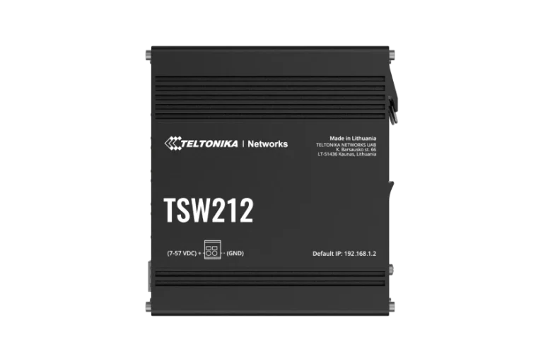 מתג תעשייתי מנוהל +TSW212 L2 מבית TELTONIKA
