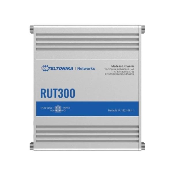 נתב קווי (ללא סים) RUT300 מבית TELTONIKA