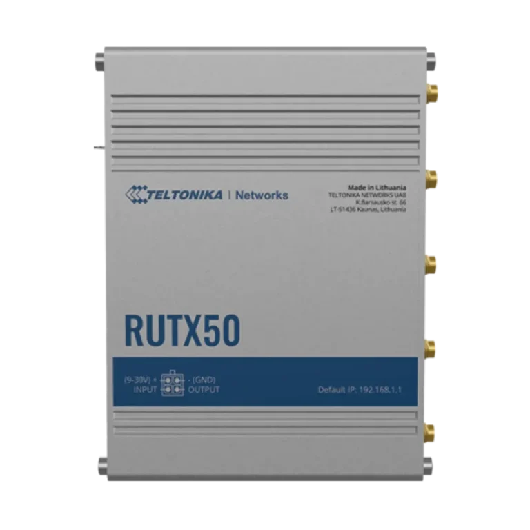נתב סלולרי תעשייתי RUTX50 5G מבית TELTONIKA