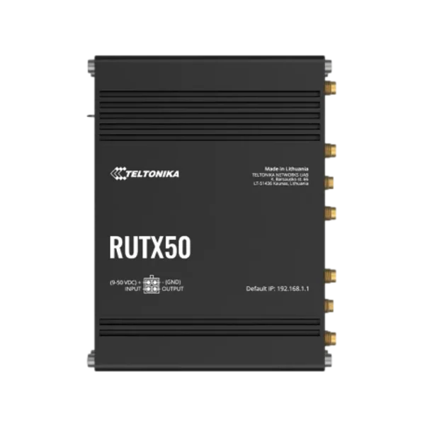 נתב סלולרי תעשייתי RUTX50 5G מבית TELTONIKA