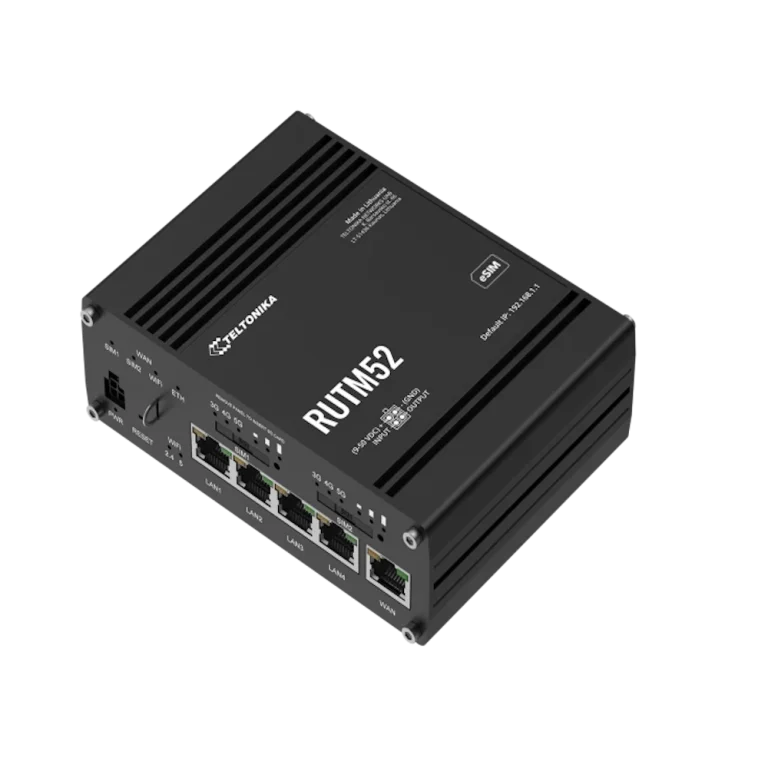 נתב תעשייתי 5G מתקדם RUTM52 מבית TELTONIKA
