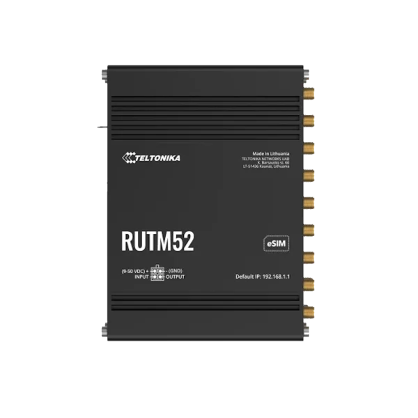 נתב תעשייתי 5G מתקדם RUTM52 מבית TELTONIKA