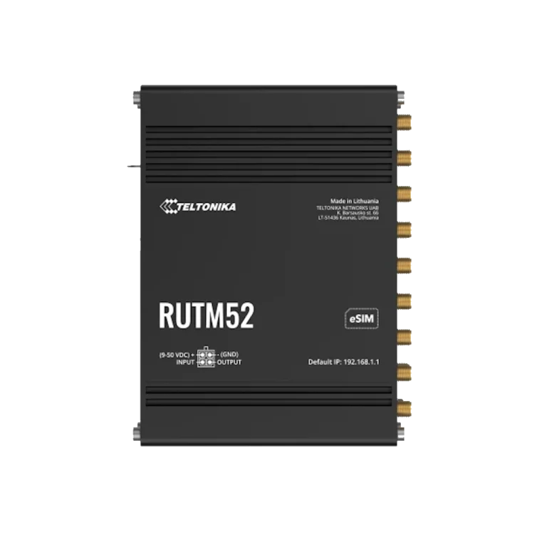 נתב תעשייתי 5G מתקדם RUTM52 מבית TELTONIKA