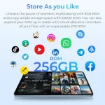 טאבלט OUKITEL OT5S 4G 6+256 12 שחור סוללה 8250mAh