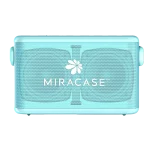 רמקול נייד+מיקרופון דגם MBTS880 מבית MIRACASE בצבע כחול