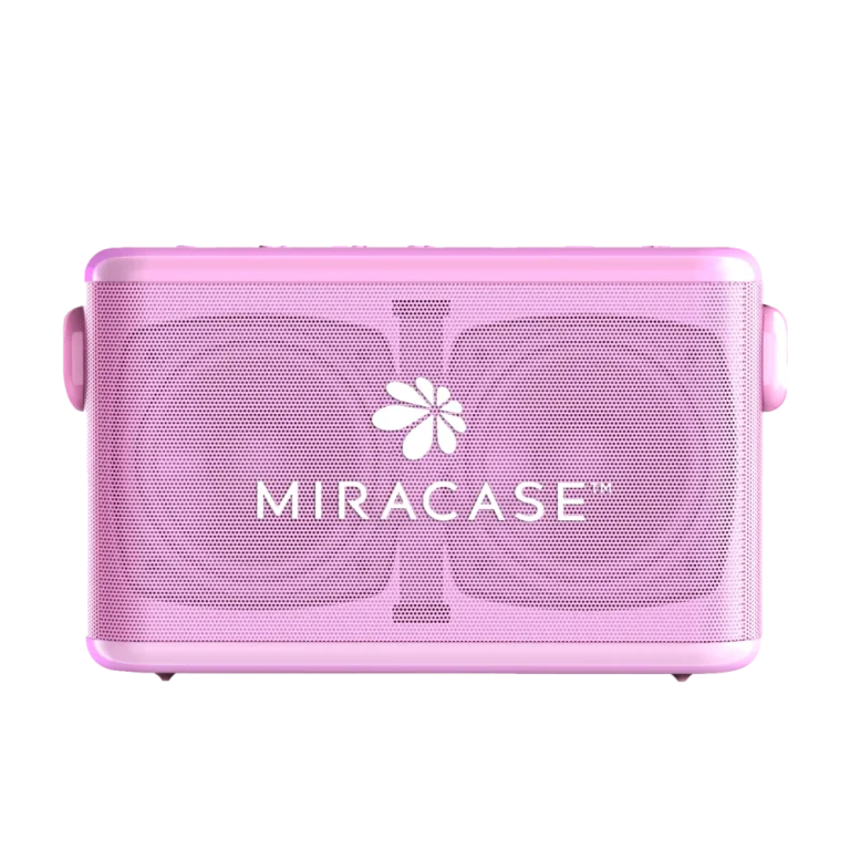 רמקול נייד+מיקרופון דגם MBTS880 מבית MIRACASE בצבע ורוד
