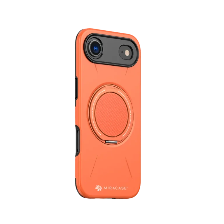 כיסוי ל-iPhone 17 Air בצבע כתום דגם MIRAMAG מבית Miracase