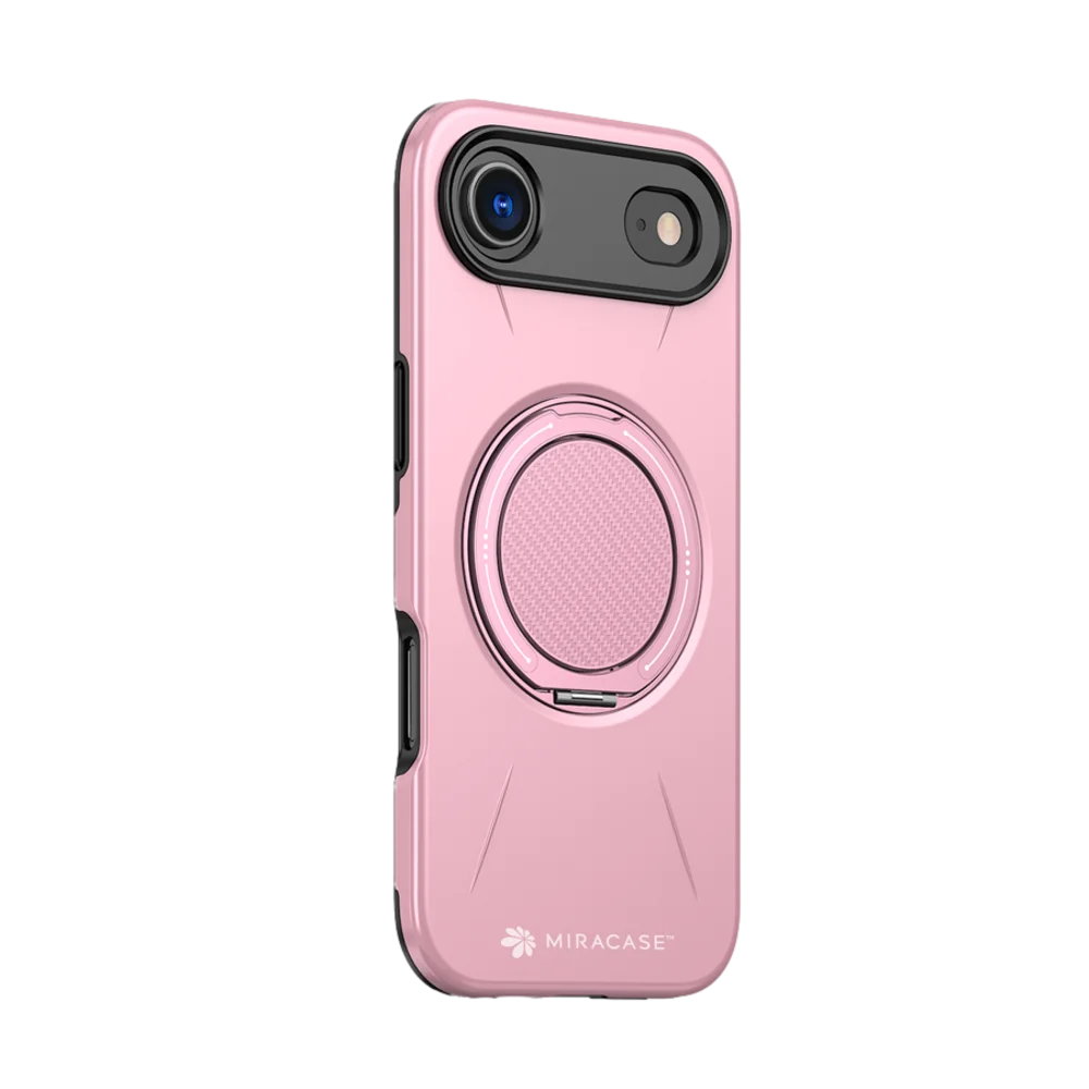 כיסוי ל-iPhone 17 Air בצבע ורוד דגם MIRAMAG מבית Miracase כיסוי ל-iPhone 17 Air בצבע ורוד דגם MIRAMAG מבית Miracase