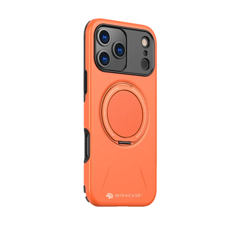 כיסוי ל- iPhone 17 Pro Max בצבע כתום דגם MIRAMAG מבית Miracase