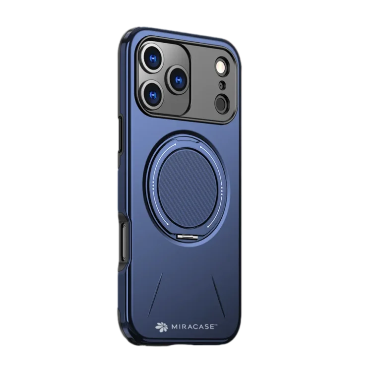כיסוי ל- iPhone 17 Pro Max בצבע כחול דגם MIRAMAG מבית Miracase