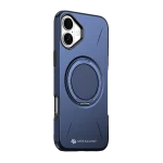 כיסוי ל-iPhone 16 בצבע כחול דגם MIRAMAG מבית Miracase