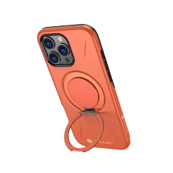 כיסוי ל-iPhone 16 Pro בצבע כתום דגם MIRAMAG מבית Miracase