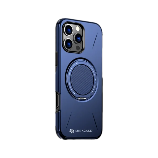 כיסוי ל-iPhone 16 Pro בצבע כחול דגם MIRAMAG מבית Miracase