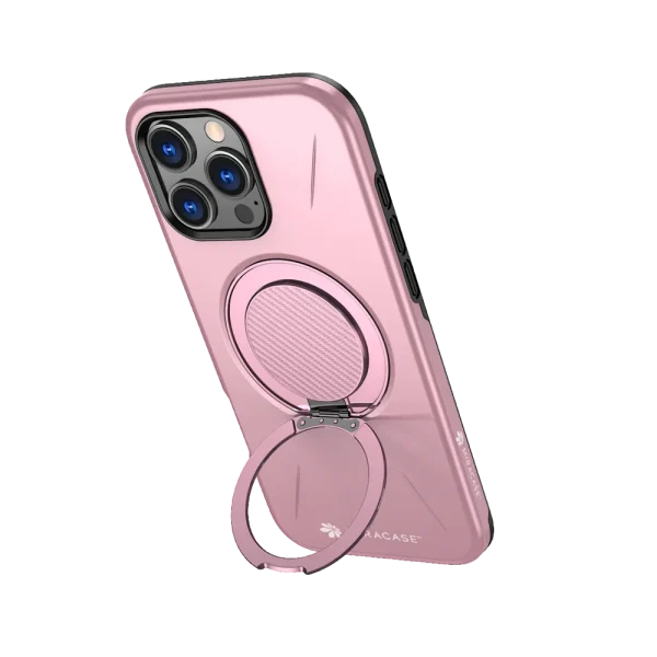 כיסוי ל-iPhone 16 Pro Max בצבע ורוד דגם MIRAMAG מבית Miracase