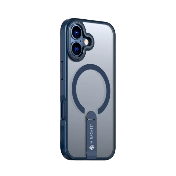 כיסוי MAGSAFE ל-iPhone 17 בצבע כחול דגם MIRASTAND מבית Miracase