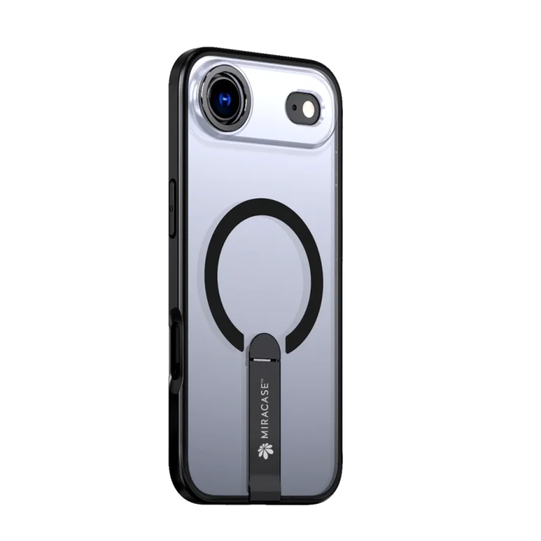 כיסוי MAGSAFE ל-iPhone 17 Air בצבע שחור דגם MIRASTAND מבית Miracase