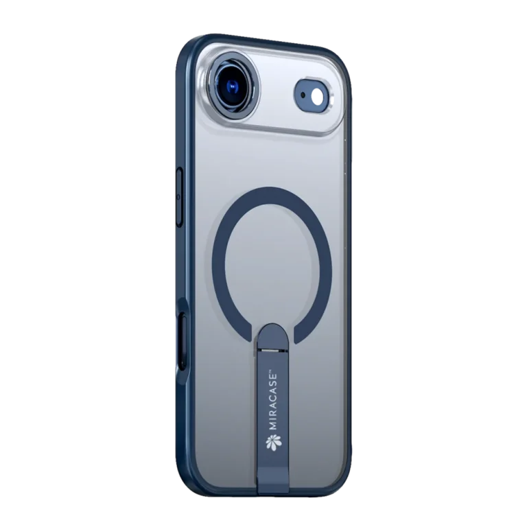 כיסוי MAGSAFE ל-iPhone 17 Air בצבע כחול דגם MIRASTAND מבית Miracase