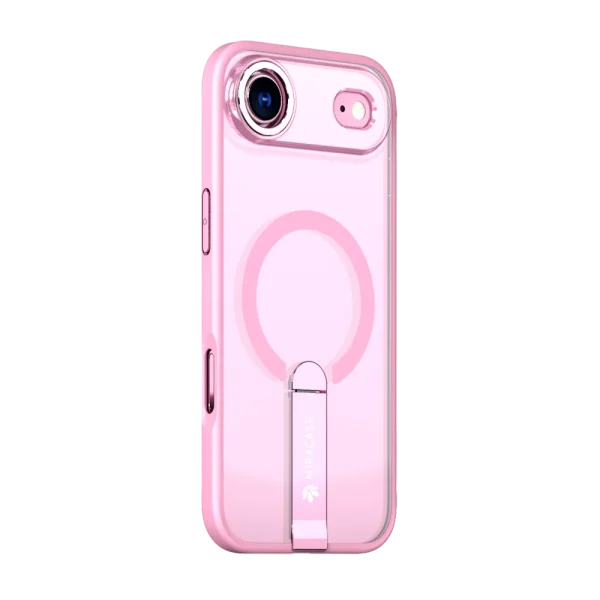 כיסוי MAGSAFE ל-iPhone 17 Air  בצבע ורוד דגם MIRASTAND מבית Miracase