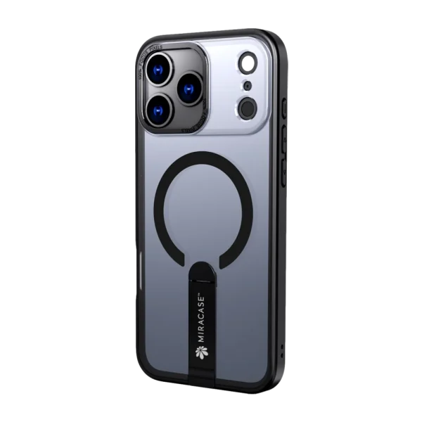 כיסוי MAGSAFE ל-iPhone 17 Pro  בצבע שחור דגם MIRASTAND מבית Miracase