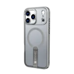 כיסוי MAGSAFE ל-iPhone 17 Pro  בצבע אפור דגם MIRASTAND מבית Miracase
