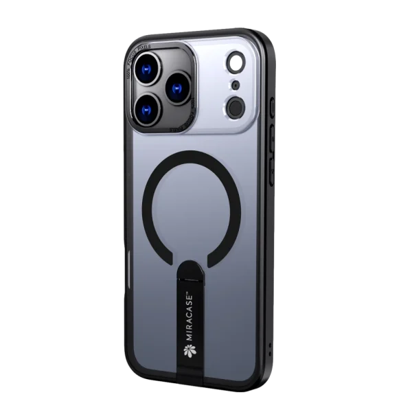 כיסוי MAGSAFE ל-iPhone 17 Pro Max בצבע שחור דגם MIRASTAND מבית Miracase