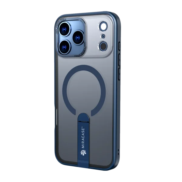 כיסוי MAGSAFE ל-iPhone 17 Pro Max בצבע כחול דגם MIRASTAND מבית Miracase