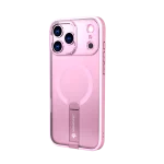 כיסוי MAGSAFE ל-iPhone 17 Pro Max בצבע ורוד דגם MIRASTAND מבית Miracase