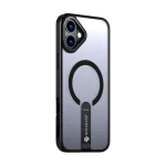 כיסוי MAGSAFE ל-iPhone 16  בצבע שחור דגם MIRASTAND מבית Miracase