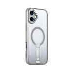 כיסוי MAGSAFE ל-iPhone 16  בצבע אפור דגם MIRASTAND מבית Miracase