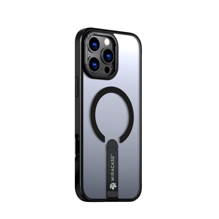 כיסוי MAGSAFE ל-iPhone 16 Pro  בצבע שחור דגם MIRASTAND מבית Miracase