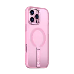 כיסוי MAGSAFE ל-iPhone 16 Pro בצבע ורוד דגם MIRASTAND מבית Miracase