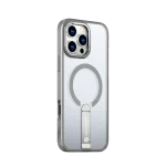 כיסוי MAGSAFE ל-iPhone 16 Pro  בצבע אפור דגם MIRASTAND מבית Miracase