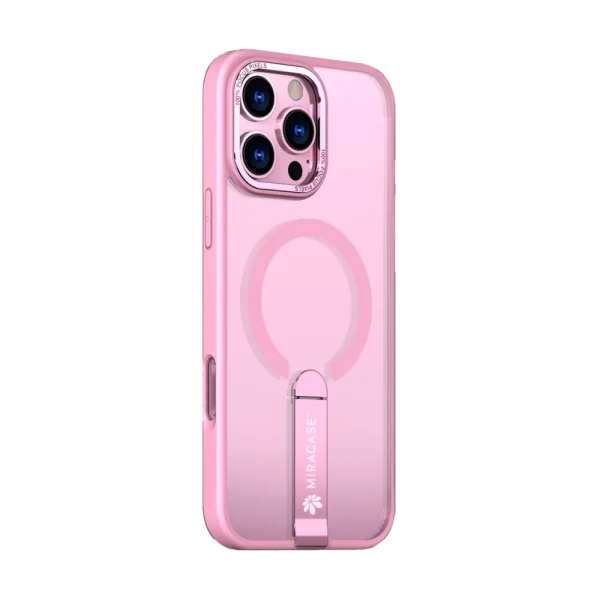 כיסוי MAGSAFE ל-iPhone 16 Pro Max  בצבע ורוד דגם MIRASTAND מבית Miracase
