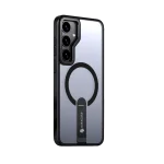 כיסוי MAGSAFE ל-Samsung S25 Plus  בצבע שחור דגם MIRASTAND מבית Miracase