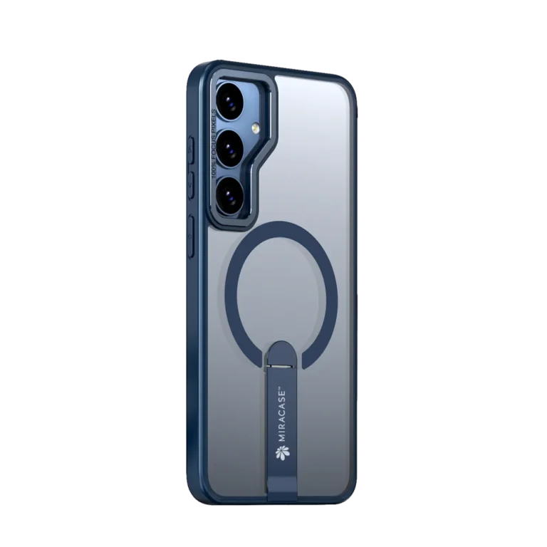 כיסוי MAGSAFE ל-Samsung S25 Plus בצבע כחול דגם MIRASTAND מבית Miracase