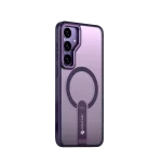 כיסוי MAGSAFE ל-Samsung S25 Plus  בצבע סגול דגם MIRASTAND מבית Miracase