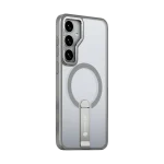כיסוי MAGSAFE ל-Samsung S25 Plus  בצבע אפור דגם MIRASTAND מבית Miracase