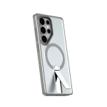 כיסוי MAGSAFE ל-Samsung S25 Ultra  בצבע אפור דגם MIRASTAND מבית Miracase