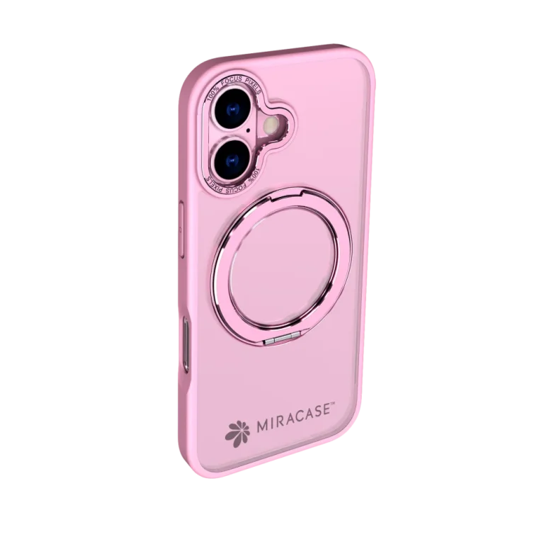 כיסוי ל-iPhone 17 בצבע ורוד דגם MIRARING מבית Miracase