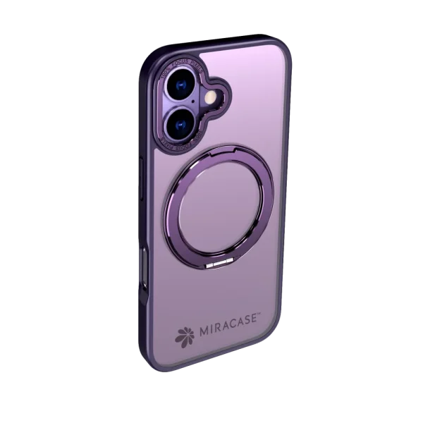 כיסוי ל-iPhone 17 בצבע סגול דגם MIRARING מבית Miracase