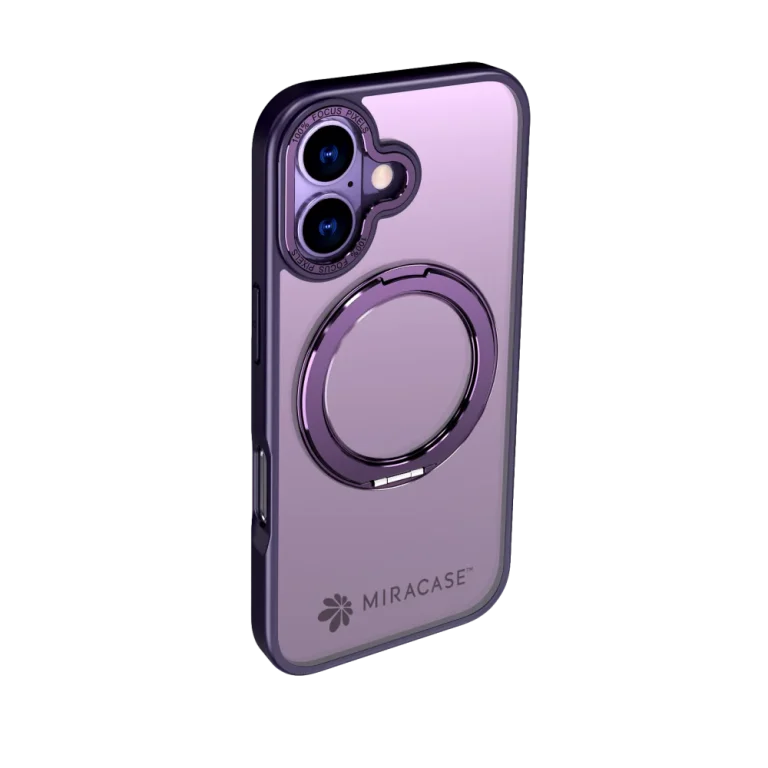 כיסוי ל-iPhone 17 בצבע סגול דגם MIRARING מבית Miracase