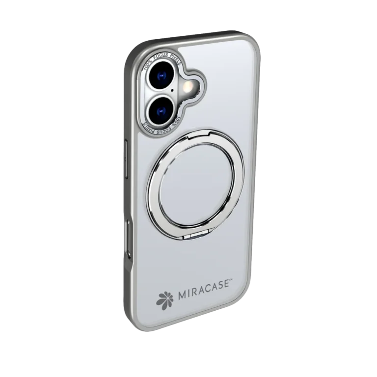 כיסוי ל-iPhone 17 בצבע אפור דגם MIRARING מבית Miracase