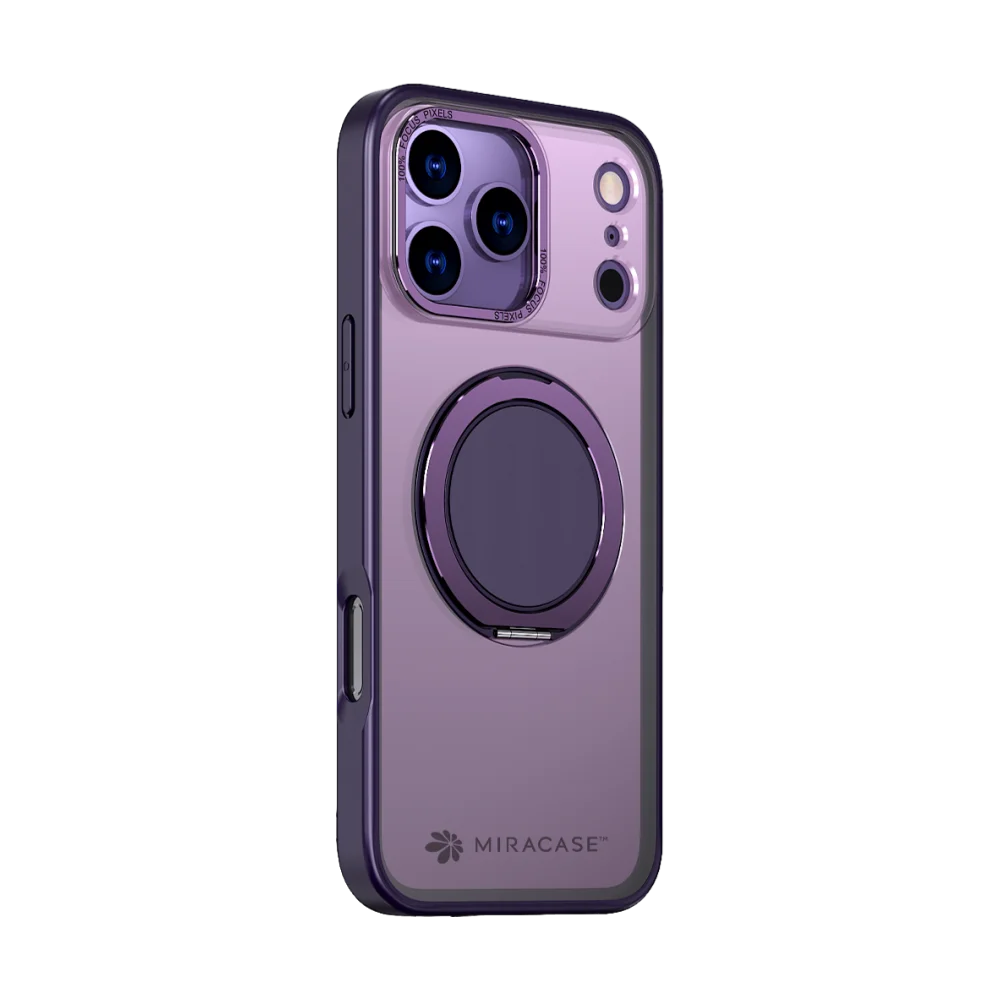 כיסוי ל-iPhone 17 Pro Max בצבע סגול דגם MIRARING מבית Miracase כיסוי ל-iPhone 17 Pro Max בצבע סגול דגם MIRARING מבית Miracase