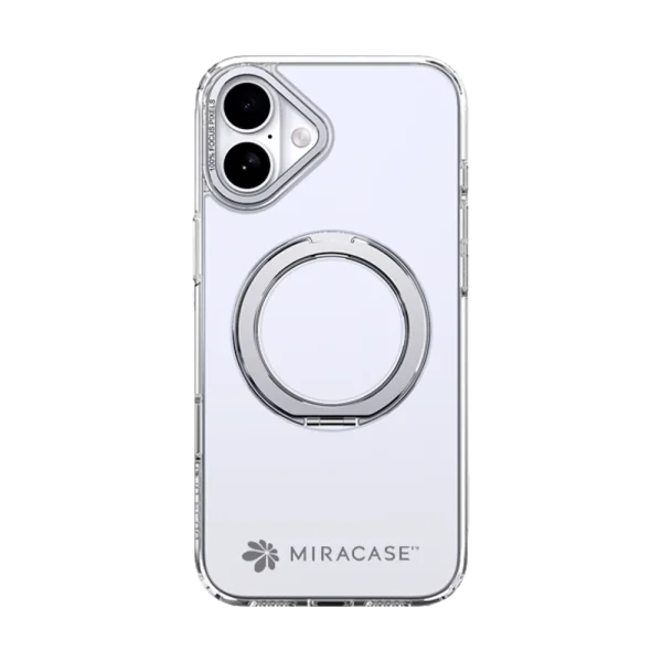 כיסוי ל-iPhone 16 בצבע שקוף דגם MIRARING מבית Miracase