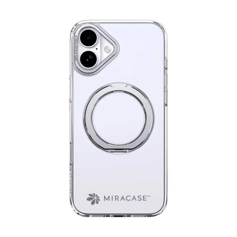 כיסוי ל-iPhone 16 בצבע שקוף דגם MIRARING מבית Miracase