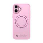 כיסוי ל-iPhone 16 בצבע ורוד דגם MIRARING מבית Miracase